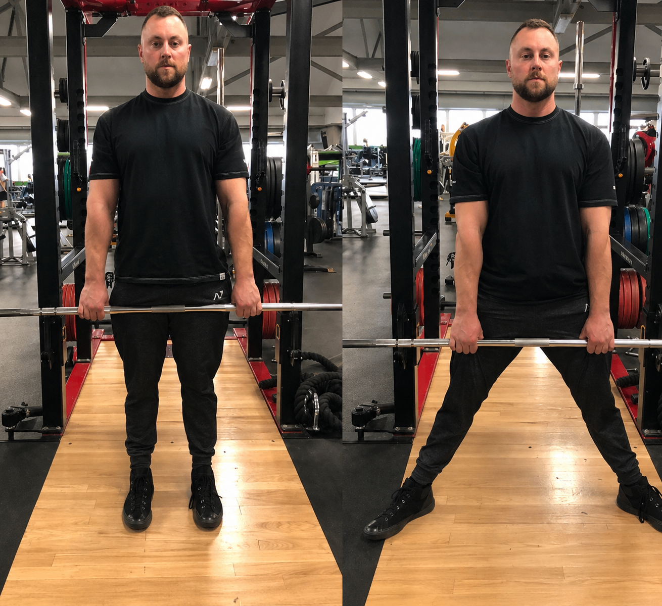 Sumo vs conventional deadlift stance comparison
